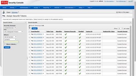 dry erase tokens|Cannot synchronize token in RSA Authentication Manager 8.1.